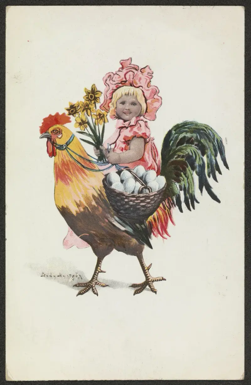Easter card, Jenny Nyström