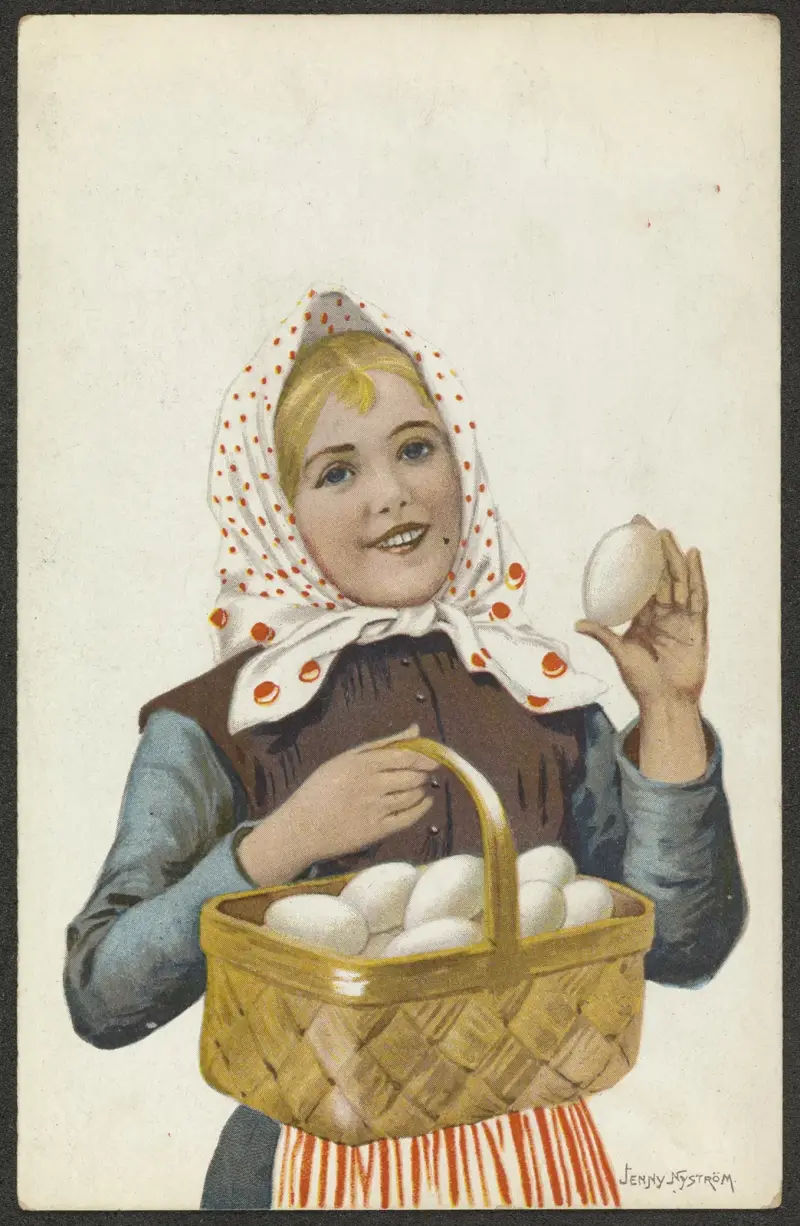 Easter card, Jenny Nyström