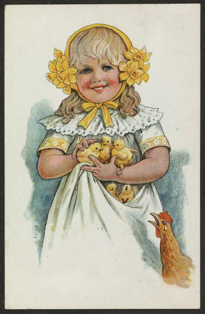 Easter card, Jenny Nyström