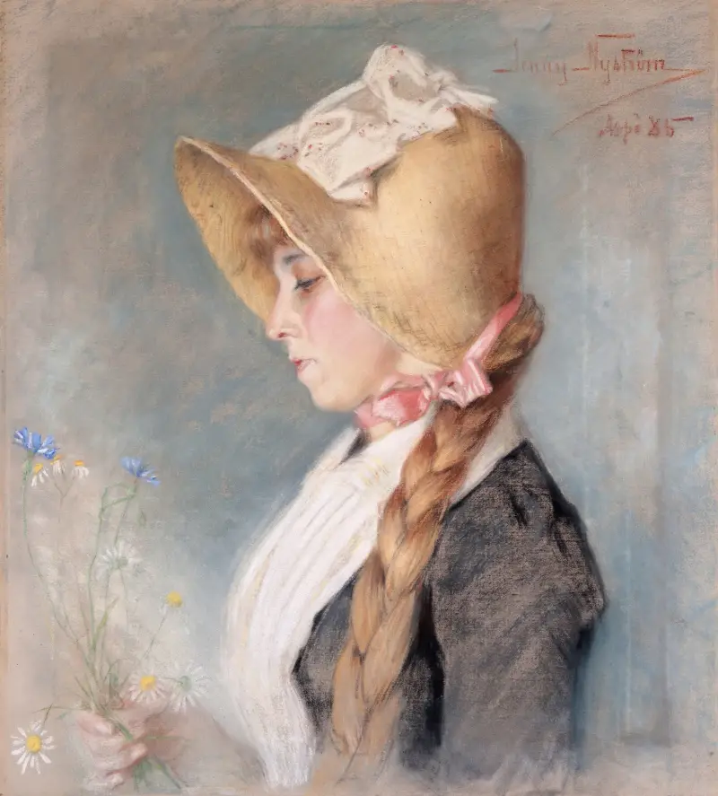 Damenbildnis von Jenny Nyström