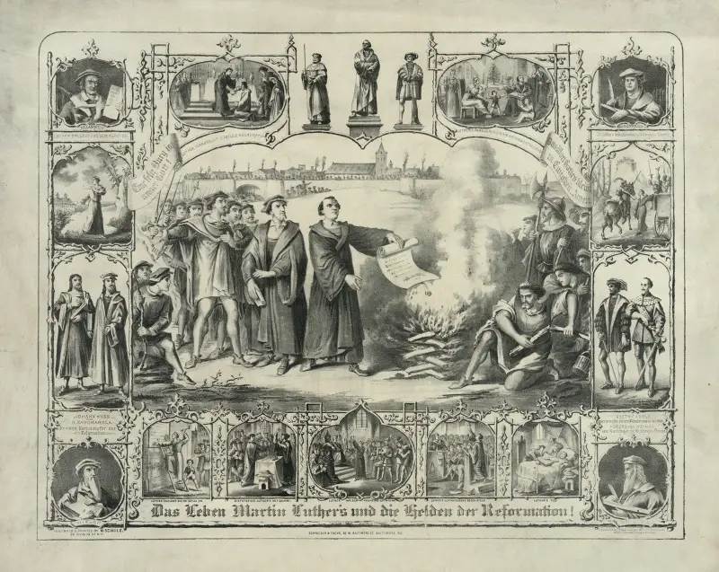 Martin Luthers liv och reformationens hjältar av Henry Jerome Schile