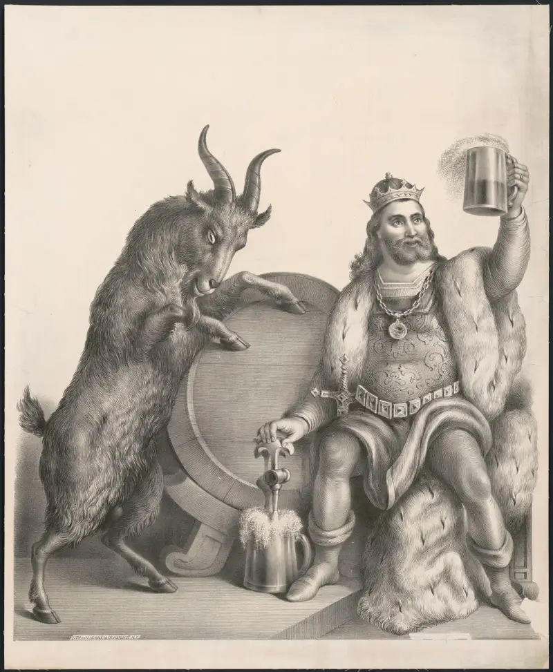 Gambrinus and bock av Henry Jerome Schile