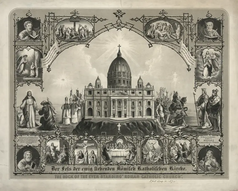 Den ständigt bestående romersk-katolska kyrkans klippa av Henry Jerome Schile