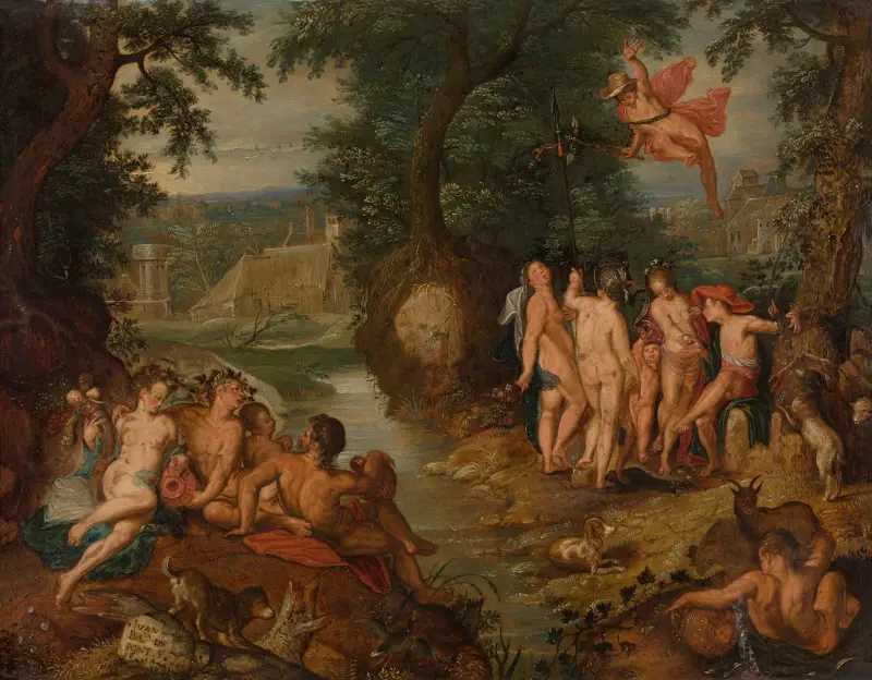 The Judgement of Paris av Joachim Wtewael