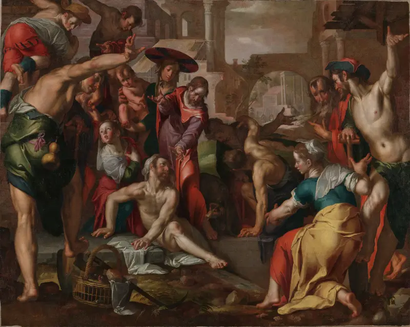 Vzkříšení Lazara, Joachim Wtewael