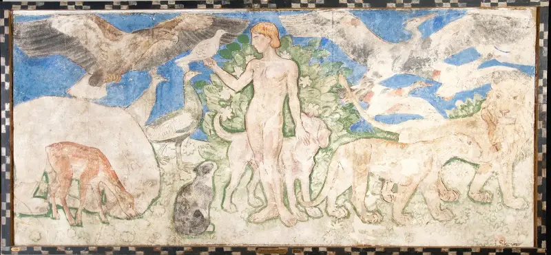 Adam Naming the Animals av Joakim Skovgaard