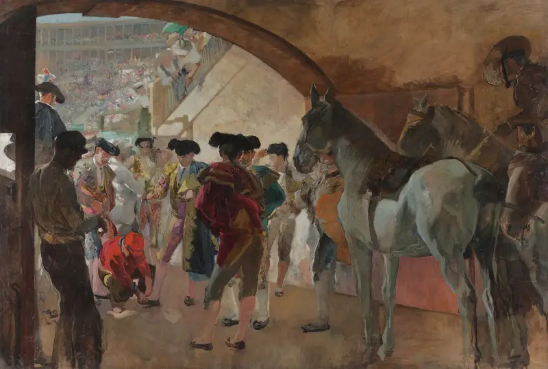 Przed walką byków, Joaquín Sorolla