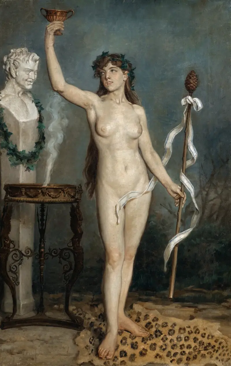 Bachantka, Joaquín Sorolla
