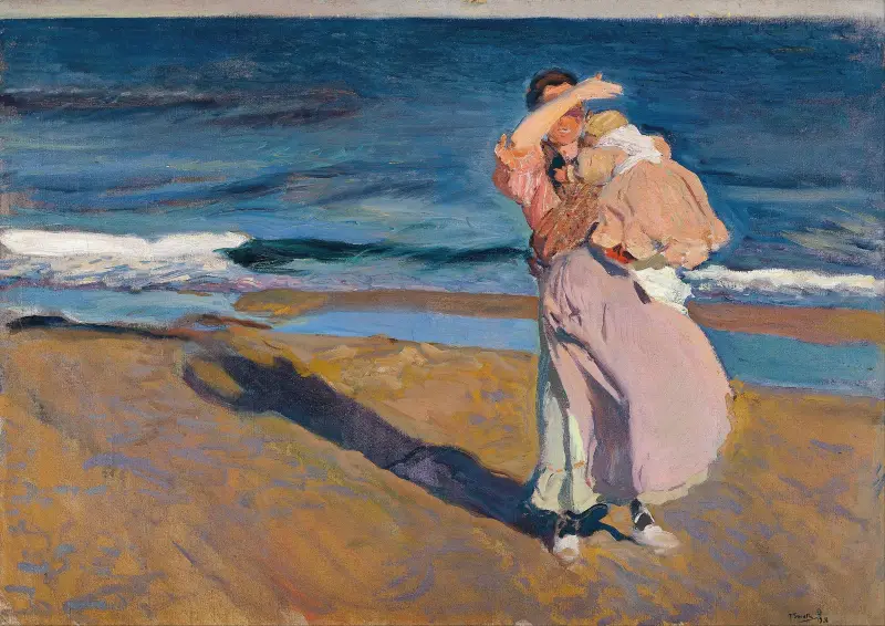Rybaczka z synem, Joaquín Sorolla