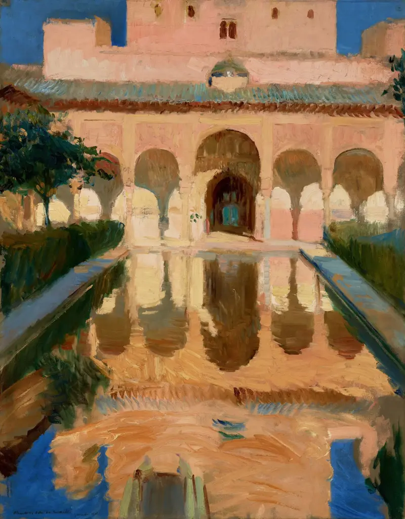 Saal der Gesandten, Alhambra, Granada von Joaquín Sorolla