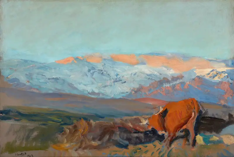 Rävlyorna. Sierra de Guadarrama av Joaquín Sorolla
