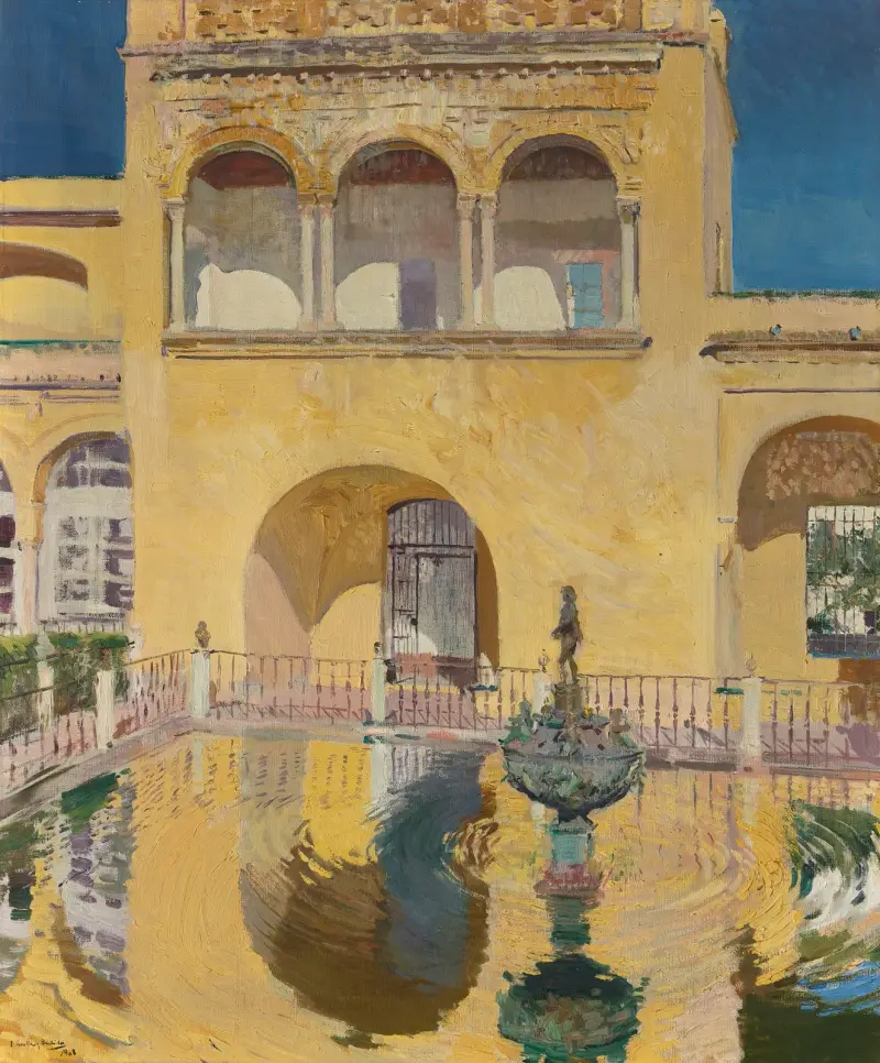 Karl V:s palats, Alcázar i Sevilla av Joaquín Sorolla