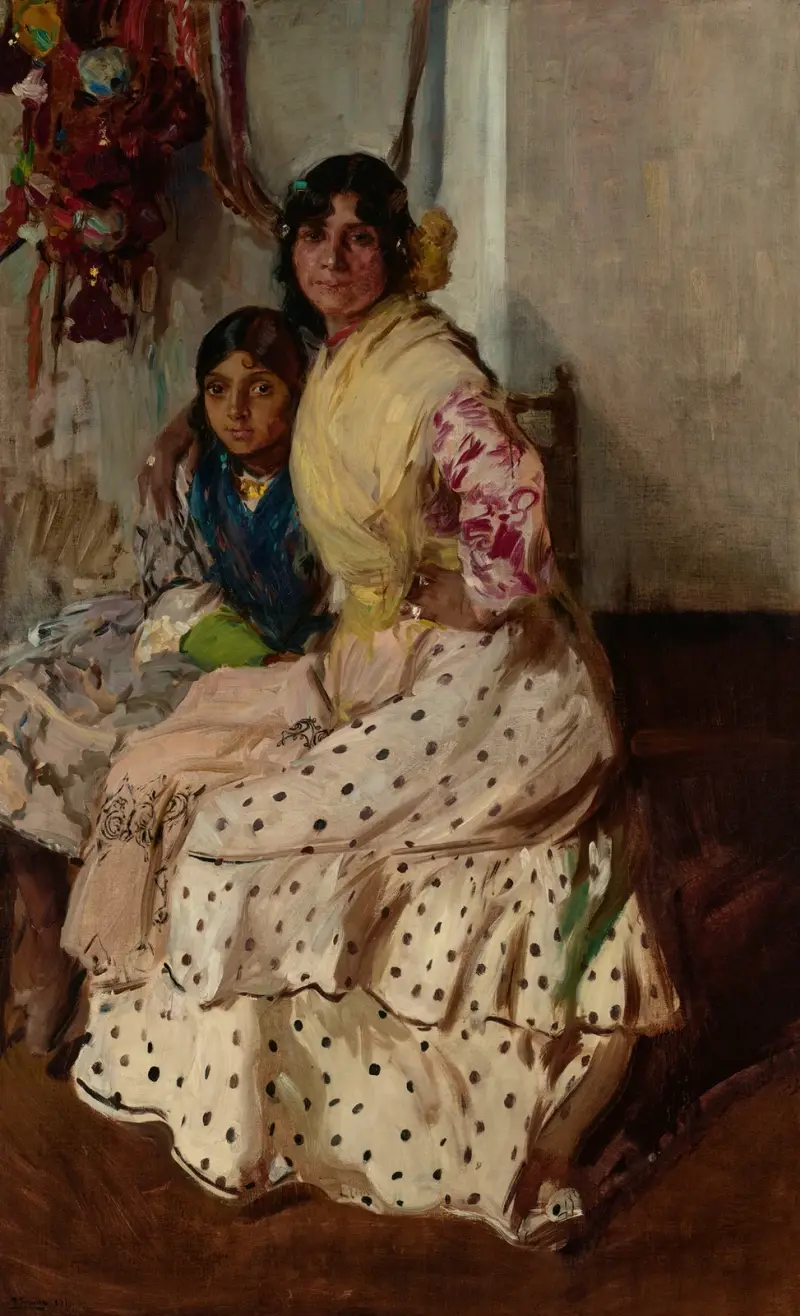 Zigenerskan Pepilla och hennes dotter av Joaquín Sorolla