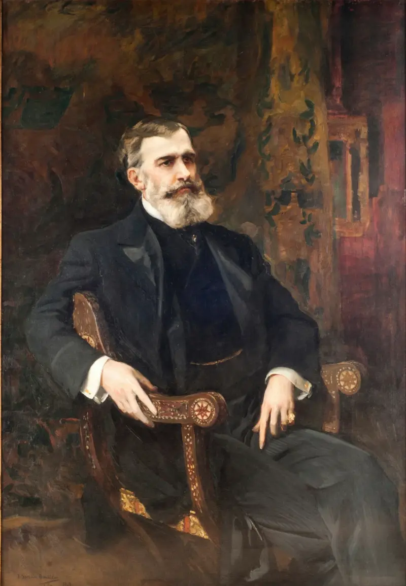 Porträtt av José Prudencio de Guerrico av Joaquín Sorolla