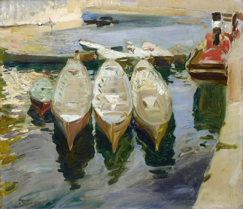 Hamnen i Guetaria, Baskien av Joaquín Sorolla