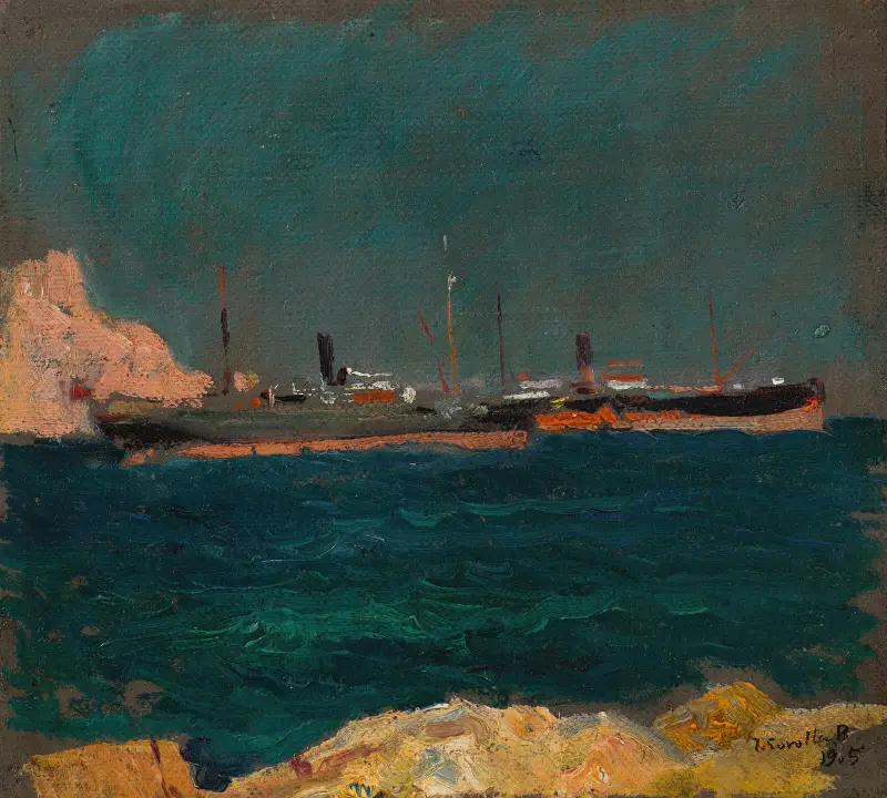 Port w Jávea, Joaquín Sorolla