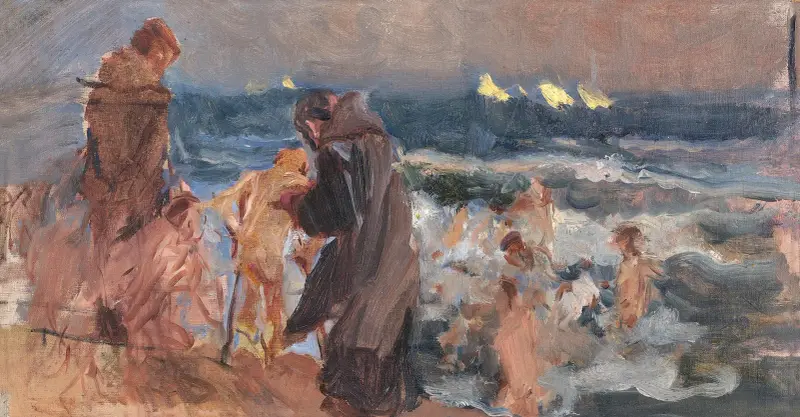 Studie k dílu 'Smutné dědictví', 1899, Joaquín Sorolla