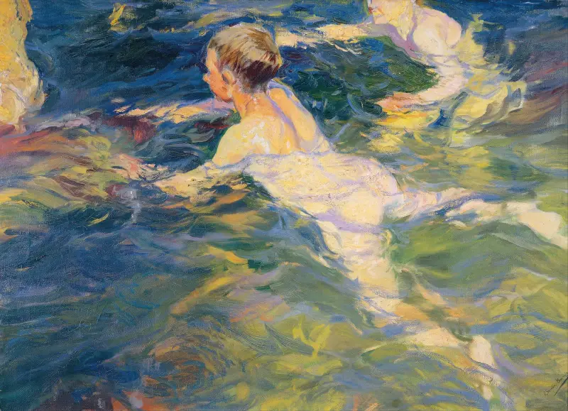 Kąpiący się, Jávea, Joaquín Sorolla