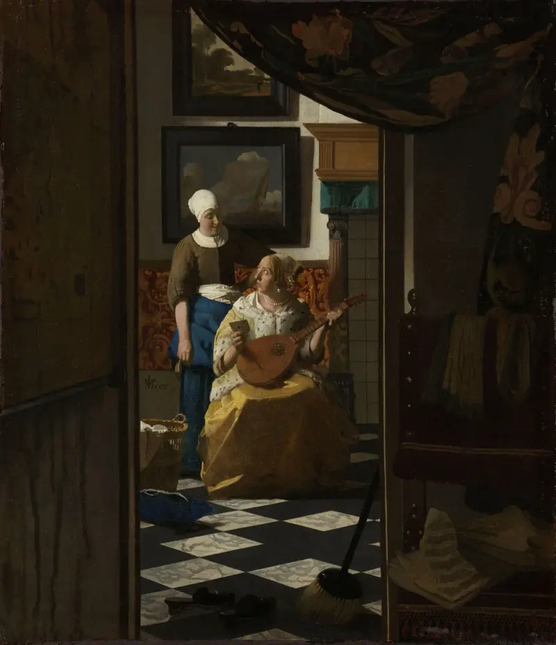 Der Liebesbrief von Johannes Vermeer
