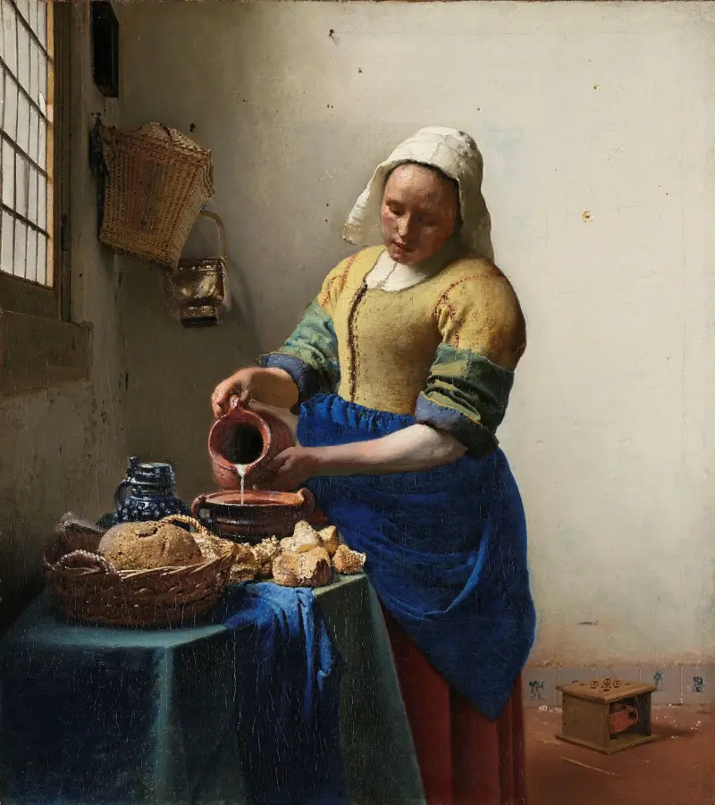 Mjölkerskan av Johannes Vermeer