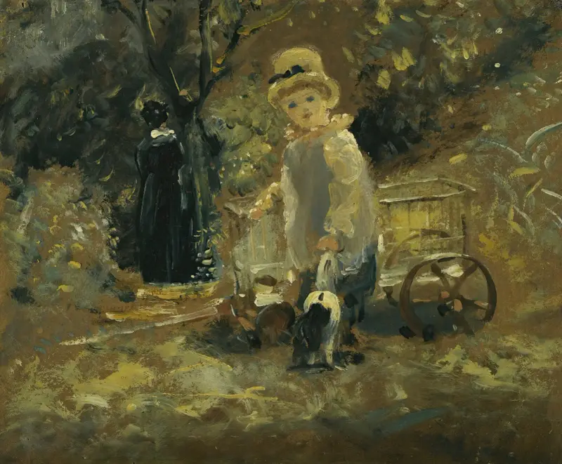 Chłopiec z zabawkowym wózkiem, John Constable