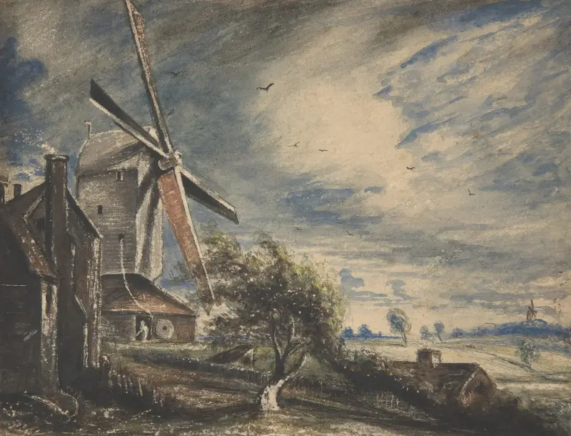 Eine Mühle bei Colchester von John Constable