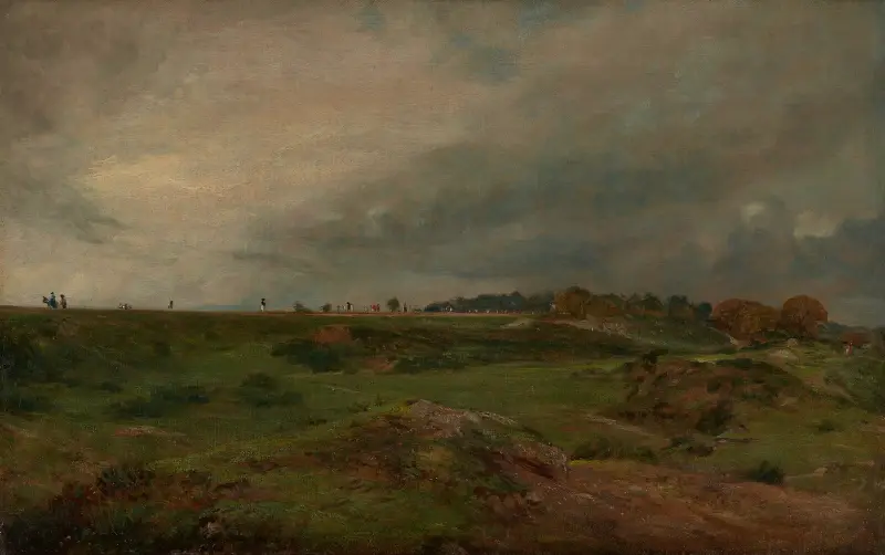 Eine Straße über die Hampstead Heath von John Constable