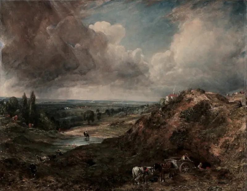 Branch Hill Pond, Hampstead av John Constable