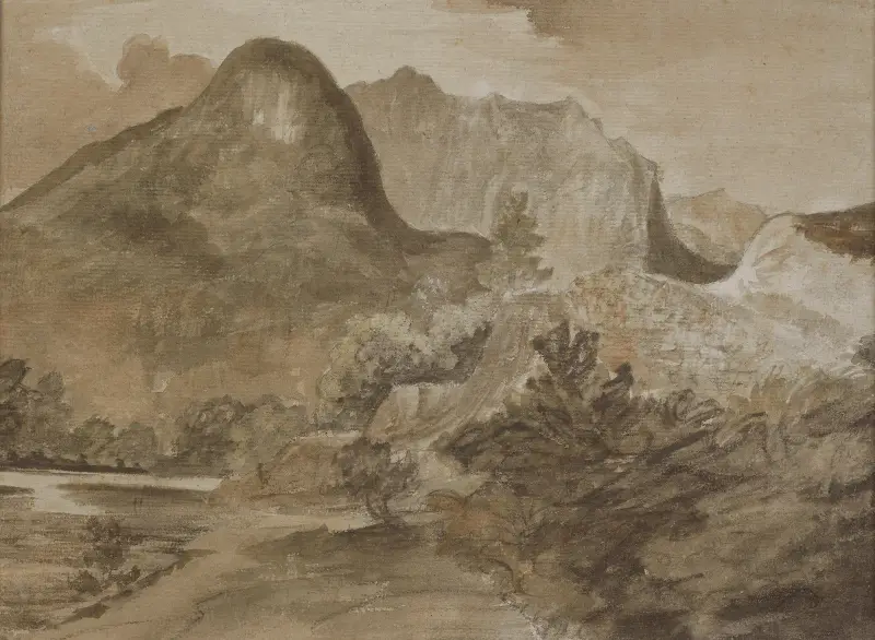 Castle Crag, Borrowdale, John Constable
