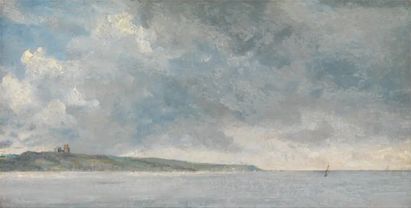 Pobřežní scéna s útesy, John Constable