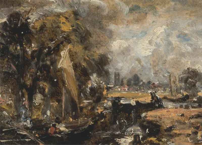 Dedham Lock, 1819 – Nr. 2 von John Constable