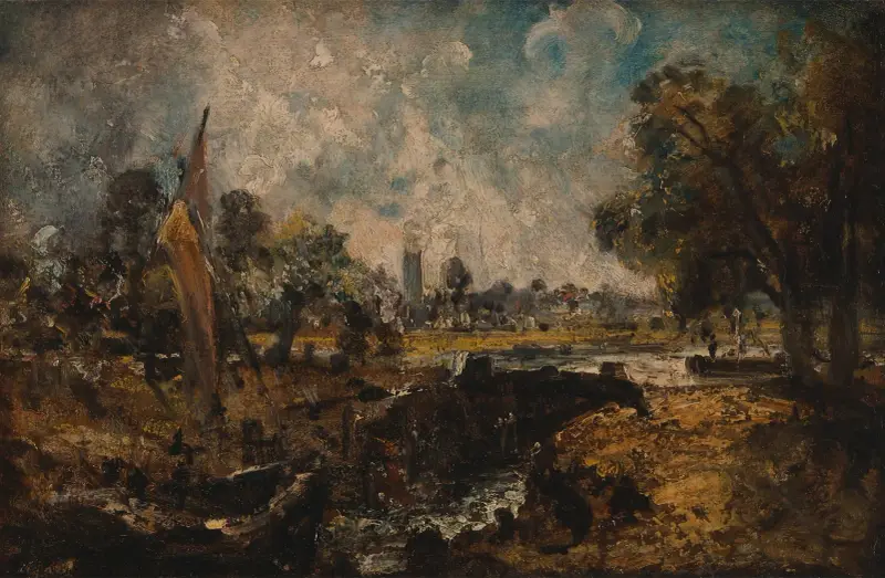 Dedham Lock (1819 to 1820), 1819 – nr 1 av John Constable