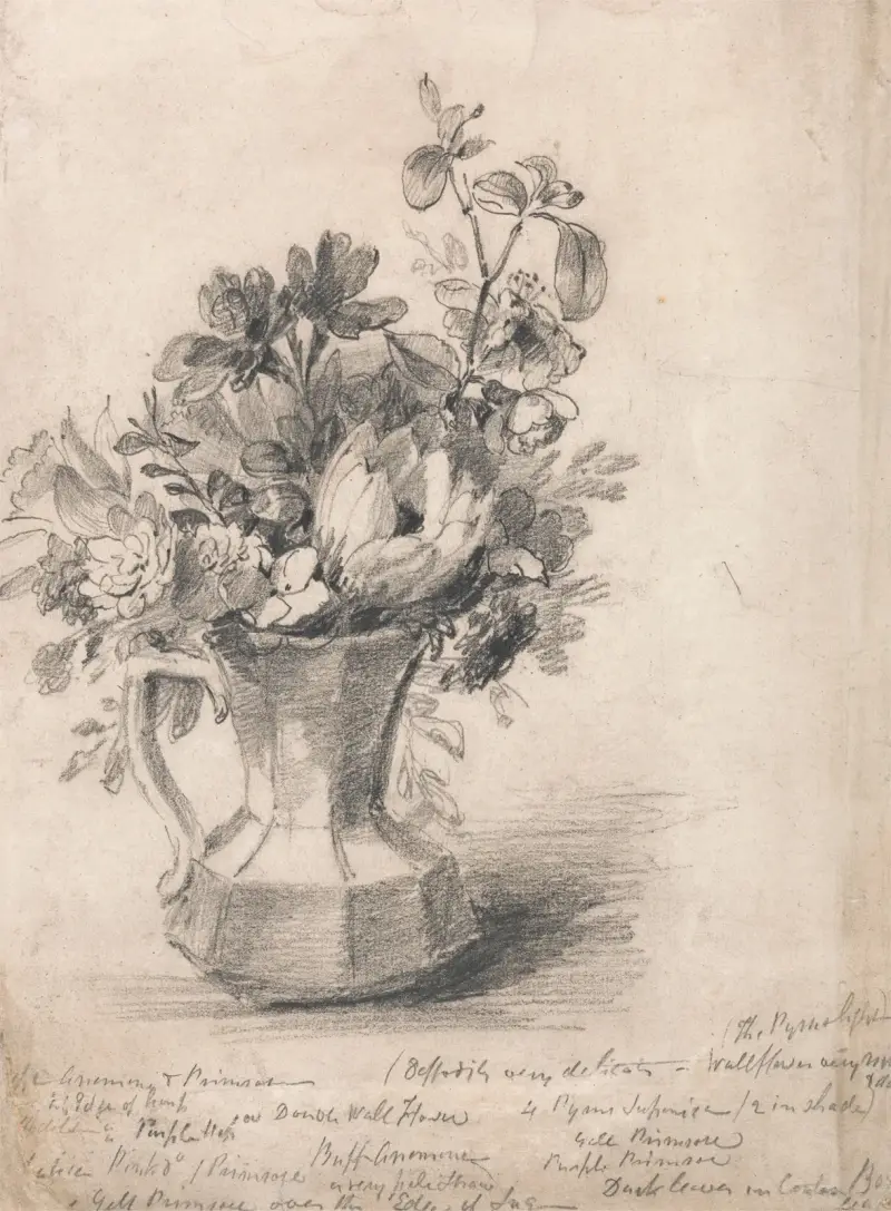 Flowers in a Pitcher av John Constable