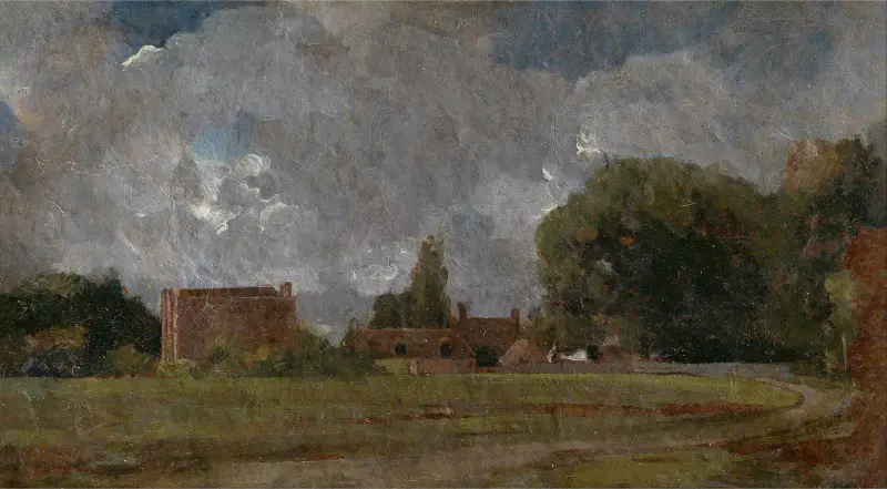 Golding Constables Haus, East Bergholt – der Geburtsort des Künstlers von John Constable