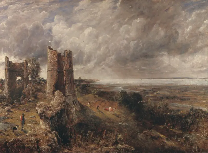 Hadleigh Castle, Themsens mynning – morgon efter en stormig natt av John Constable