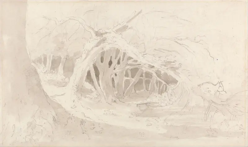 Helmingham- The Silent Pool av John Constable