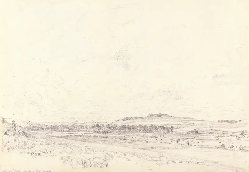 Old Sarum v poledne, John Constable