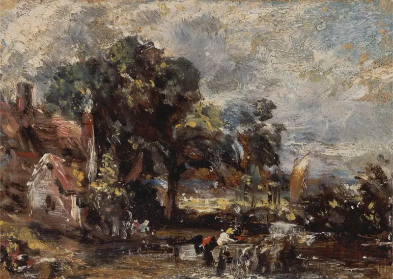 Skica k vozu na seno, John Constable