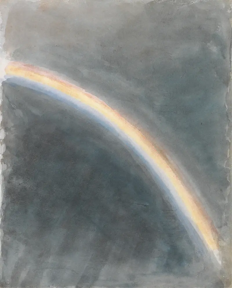 Sky Study with Rainbow av John Constable