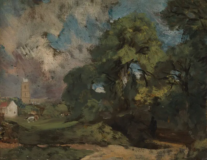 Stoke-by-Nayland av John Constable