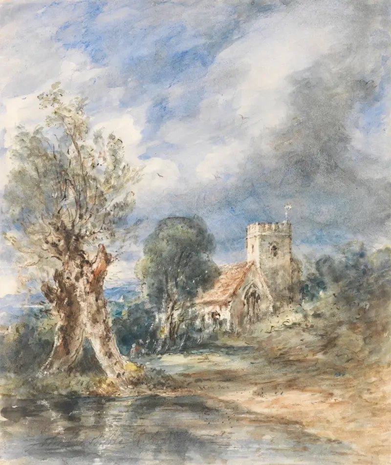 Stoke Poges Church von John Constable