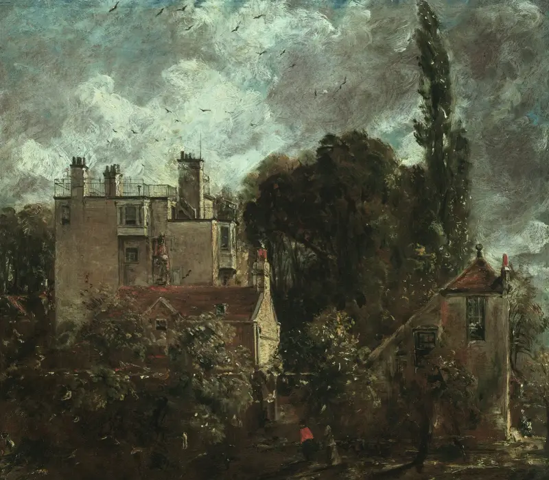 Lunden, eller amiralens hus i Hampstead av John Constable