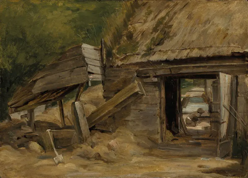 Der alte Mühlenschuppen, Dedham von John Constable