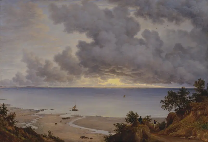 Sandown Bay, von der Nähe von Shanklin Chine, Isle of Wight von John Glover