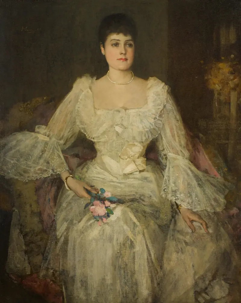 Dáma v bílém (Portrét lady Lyle), Sir John Lavery