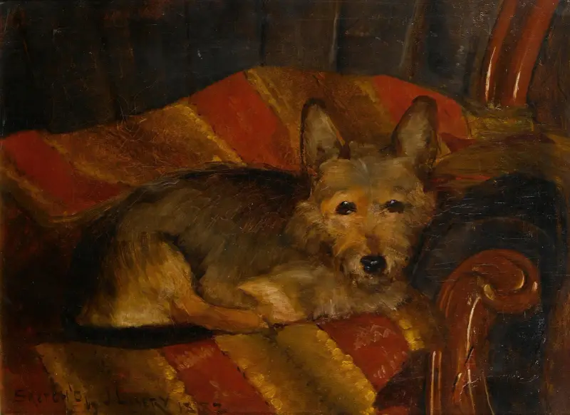Pies na krześle, Sir John Lavery