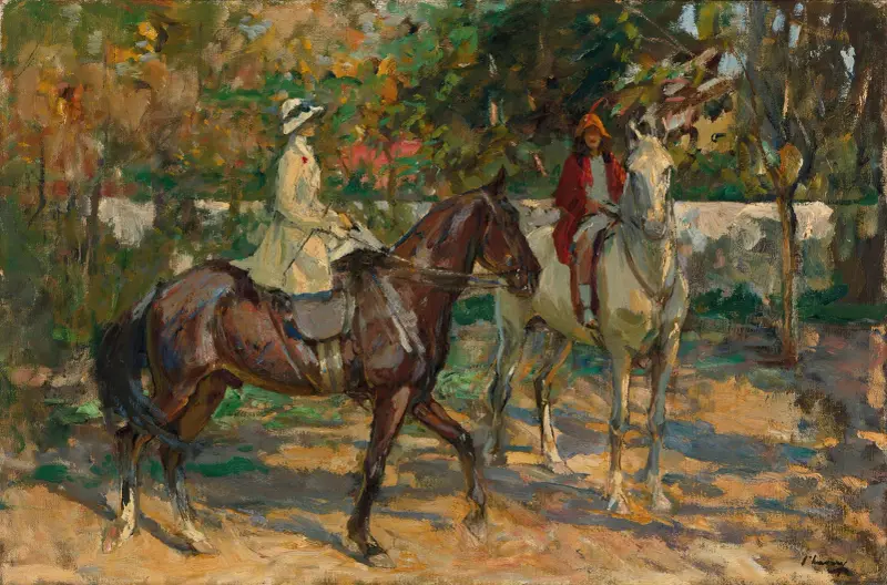 Der Morgenritt von Sir John Lavery