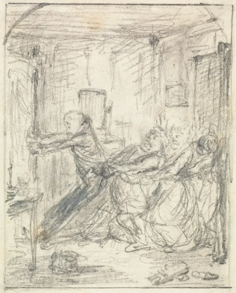 Being Pulled by a Crowd av John Leech