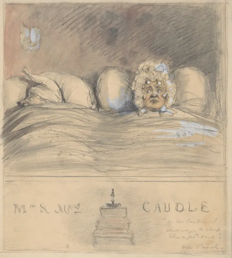 Mr. and Mrs. Caudle. av John Leech