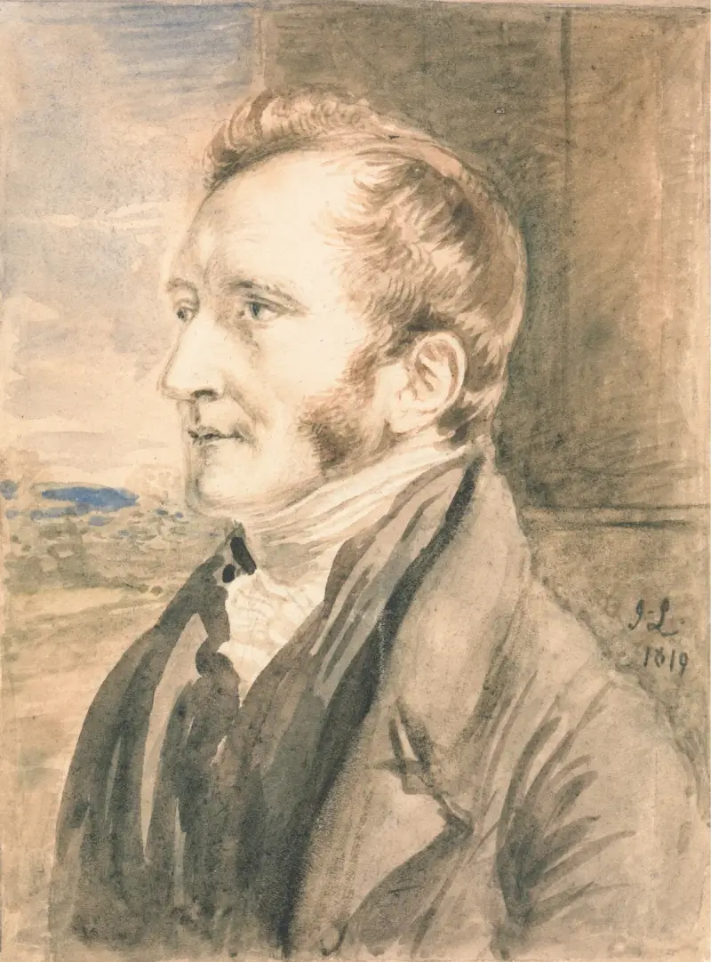 Bildnis eines Mannes von John Linnell
